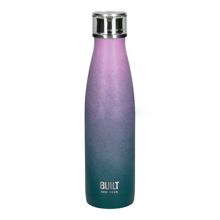 Isolated S.Steel Bottle 500ml - Pink & Blue Ombre