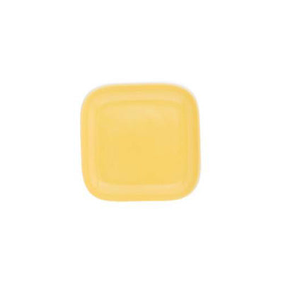 Small Lid, Angular 10x10 Cm, Pastel Yellow