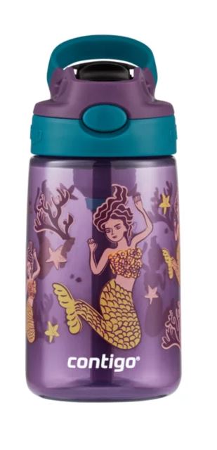 Kids Water Bottle Easy Clean 420ml - Mermaids
