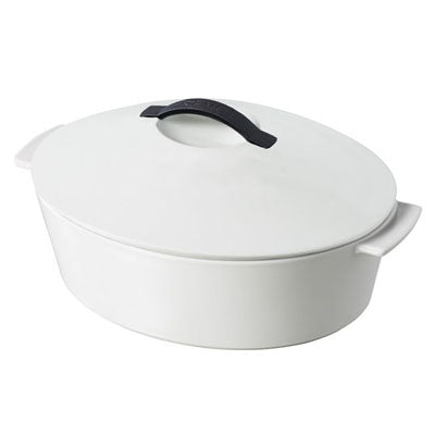 Oval Cocotte - Satin White