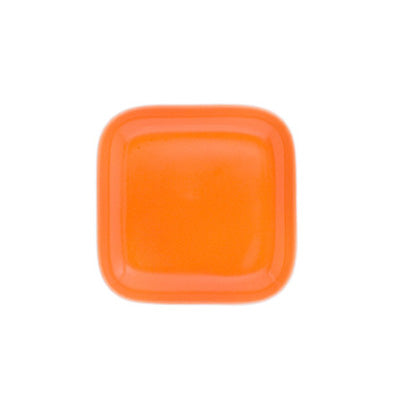 Small Lid, Angular 10x10 Cm, Orange