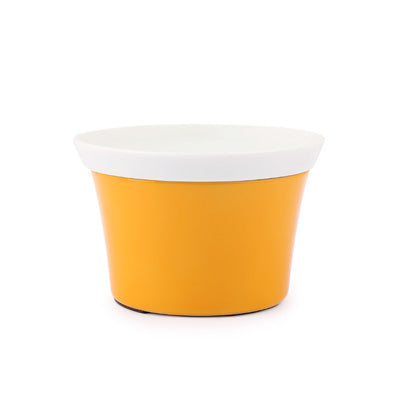 Magic Grip Ragout Fin Dish + Lid, Orange Yellow
