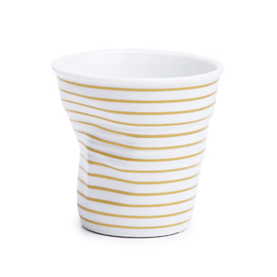 Crumple Espresso Cup (80ml) - White Mariniere Classique
