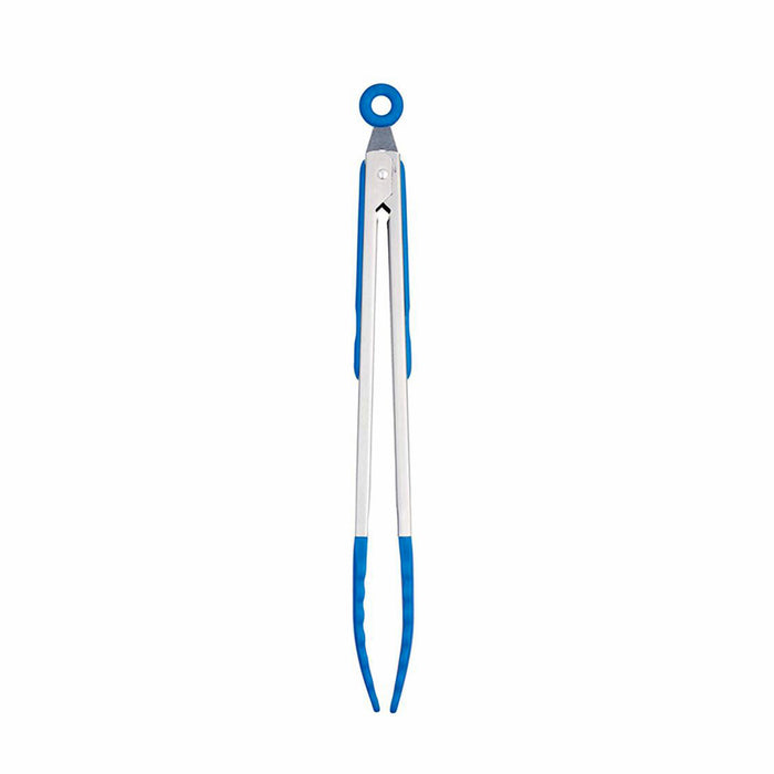 Tong, Silicone With S/S Arms 30cm - Blue