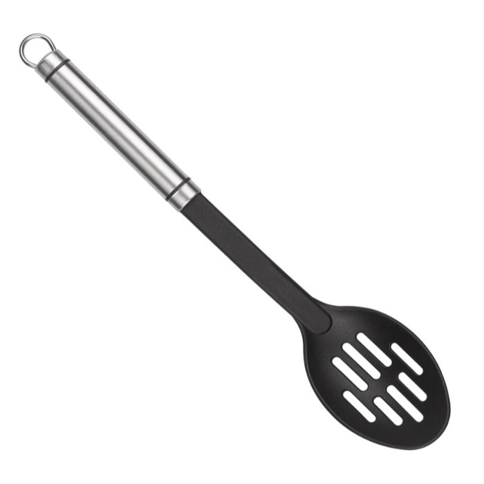 SLOTTED SPOON WITH STAINLESS STEEL HANDLE