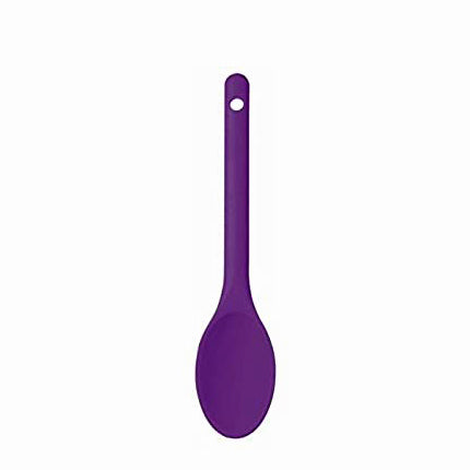 Cooking Spoon, Silicone/Nylon Core 22cm - Purple