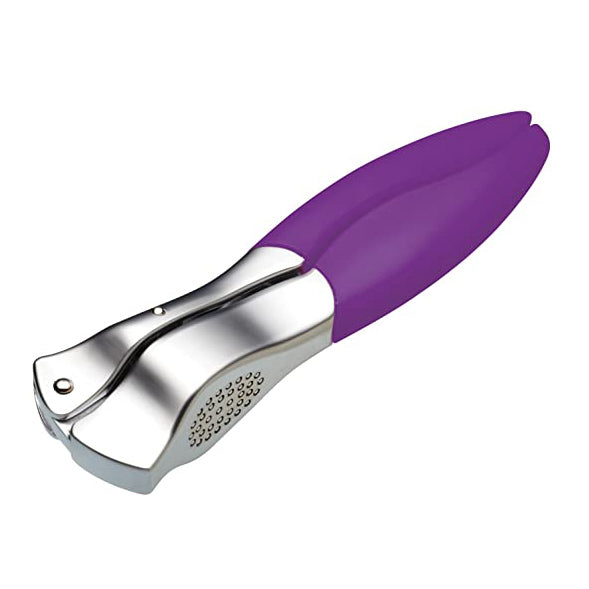 Garlic Press W/ Soft Touch - Purple
