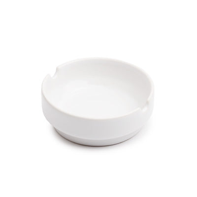 Ashtray With 2 Cig. Rests - White