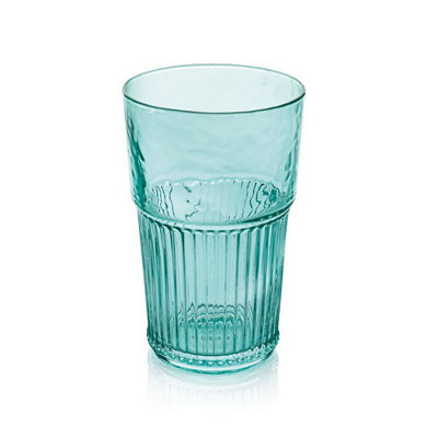 Industrial Chic - Tall Tumbler 480ml - Turquoise - Set Of 7