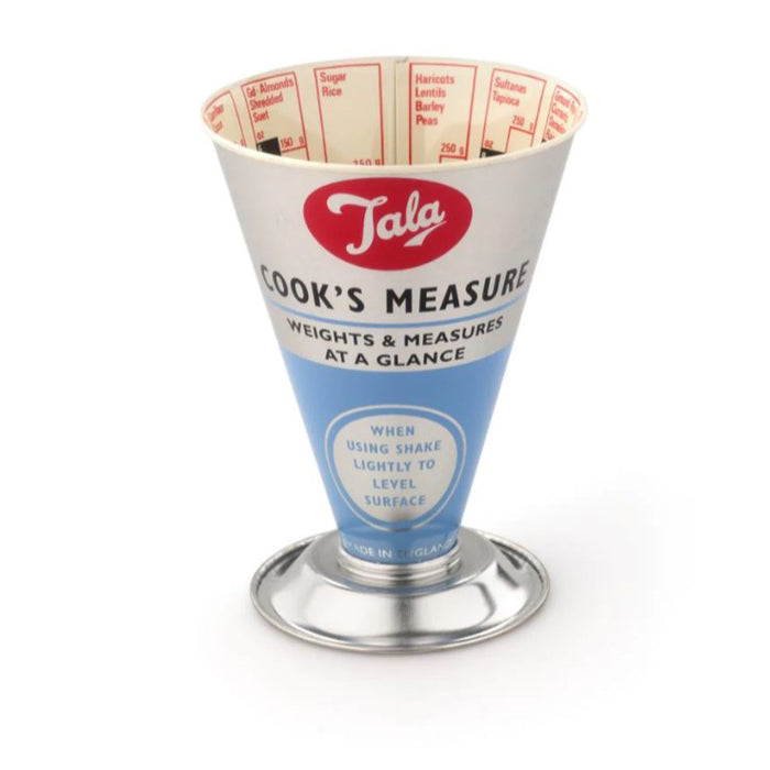 COOK'S MEASURE, TINPLATE 1950S STYLE