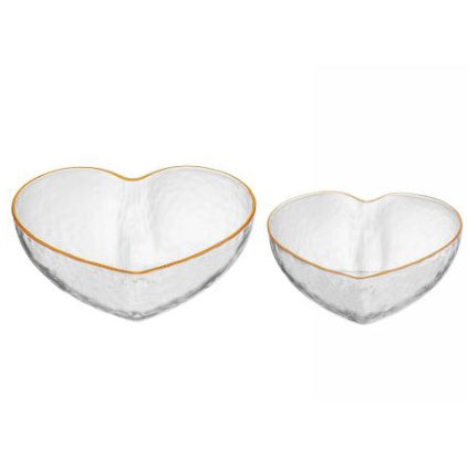 AMOUR CLEAR ASSORTED 2PK BOWL
