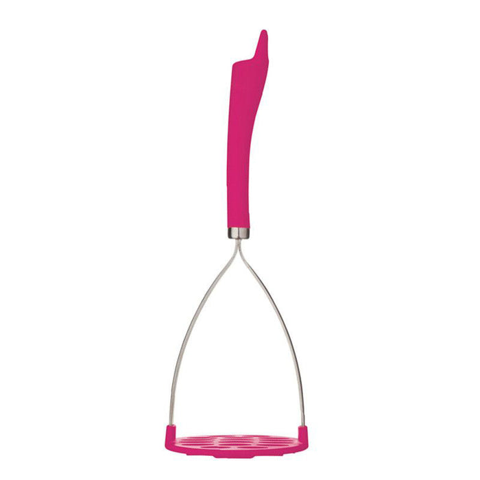 Masher, Silicone Covered 28cm - Pink