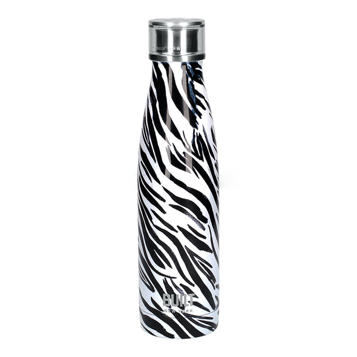 Isolated S.Steel Bottle 500ml - Zebra