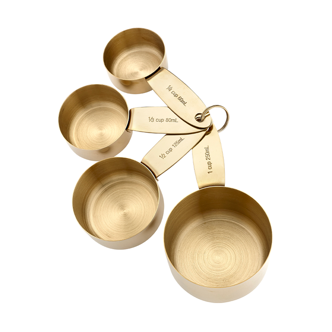 Lawson Gold  Set Of 4 Measuring Cups