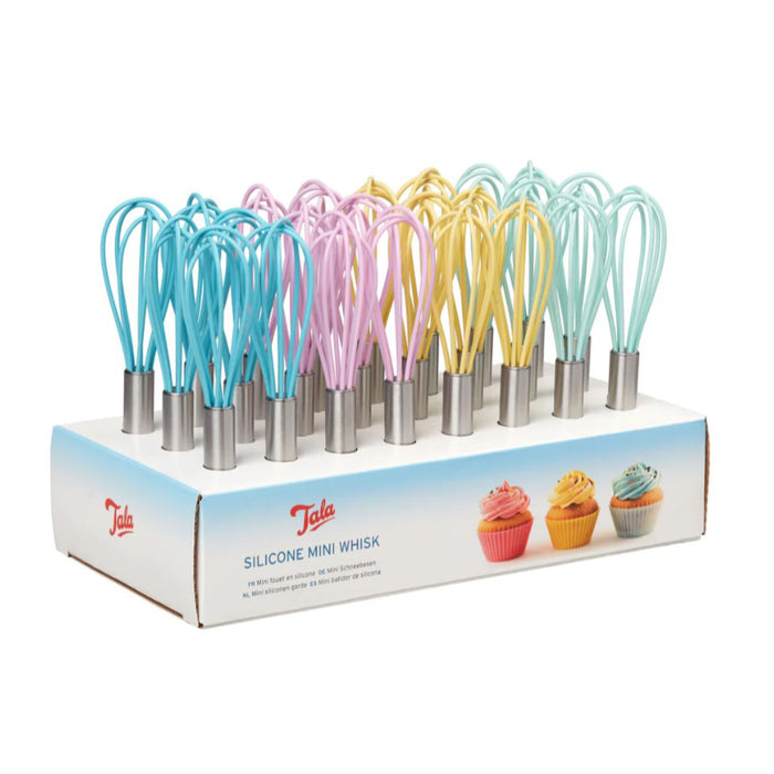 MINI-WHISK WITH SILICONE HEAD, STAINLESS STEEL