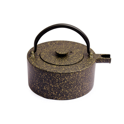 Teapot 'Tawa' 0.5l, Stackable Cast Iron - Gold/Black
