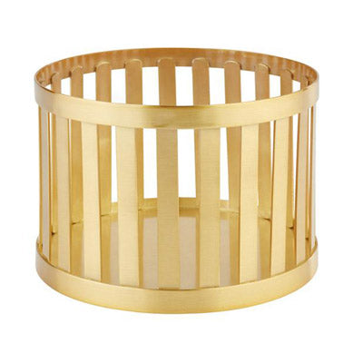 Basket/Riser 21 X 20cm - Gold Brushed
