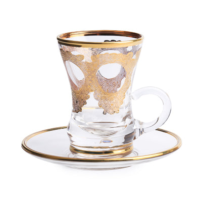 Arabic Tea Set Of 6 - Grand Gold