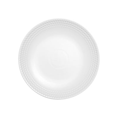 Abode Textured White Round Platter