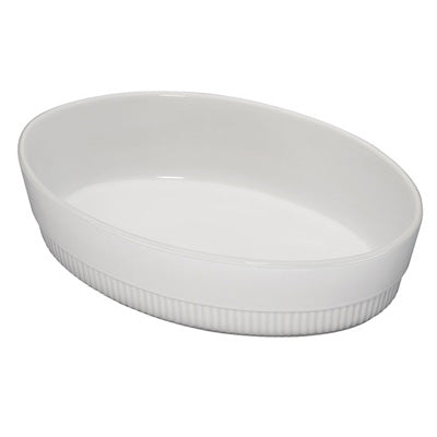 Oval Baking Dish - White