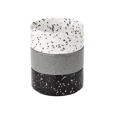 Terrazzo Stacked Assorted 3pk Bowl Set