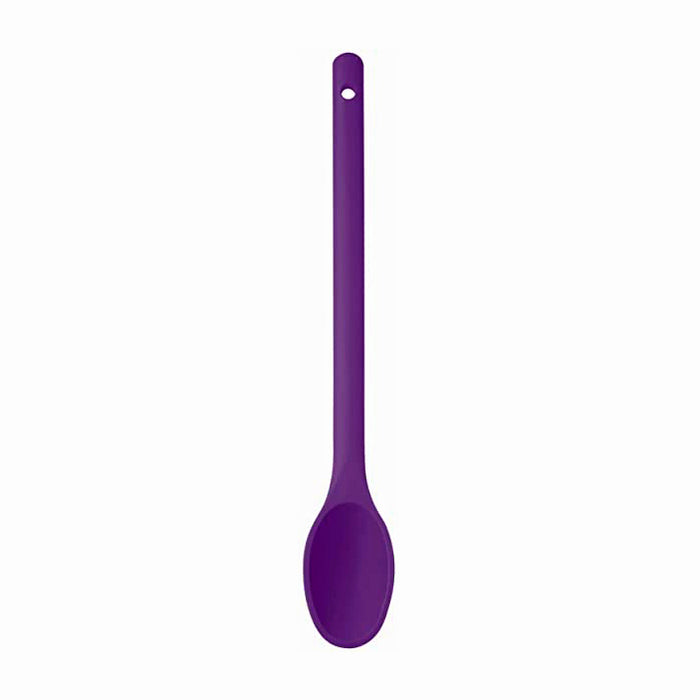 Cooking Spoon, Silicone/Nylon Core 30cm - Purple