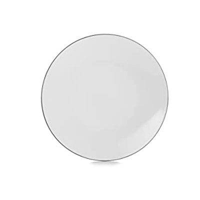 EQUINOXE DINNER PLATE - Ø 28 - H. 3,3  WHITE CUMULUS