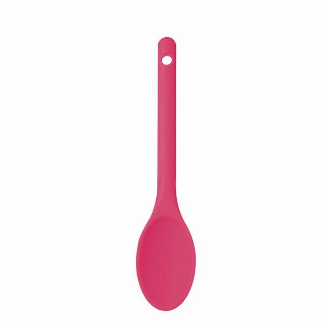 Cooking Spoon, Silicone/Nylon Core 22cm - Pink
