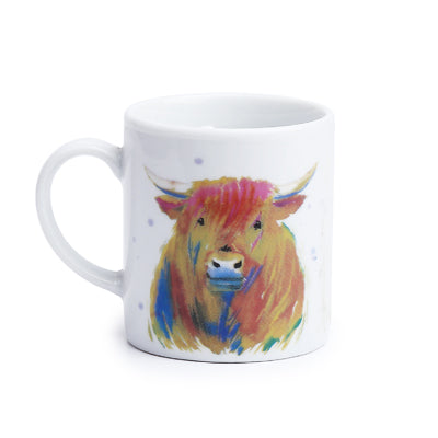 Espresso Mug - Highland Cow