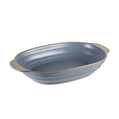 CLYDE FORGET-ME-NOT BLUE 31CM OVAL BAKING DISH
