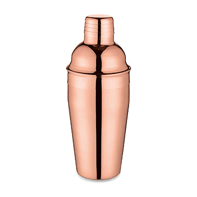 Cocktail Shaker 500 Ml, Copper-Plated
