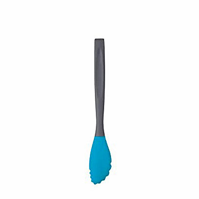 Tong, Silicone Headed 30cm -  Blue/Grey