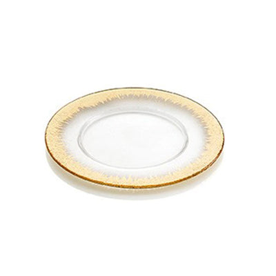 Orrizzonte Charger 34cm, Clear Gold Decoration
