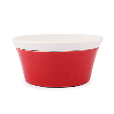 Souffle Dish + Lid 14cm, Red
