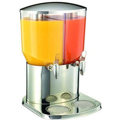 Twin Juice Dispenser - Elegance Silver - 4&5ltr