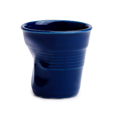 Crumple Espresso Cup (80ml) - Midnight Blue