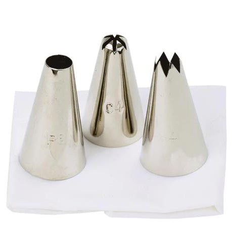 PIPING/DECORATING SET, STAINLESS STEEL NOZZLES