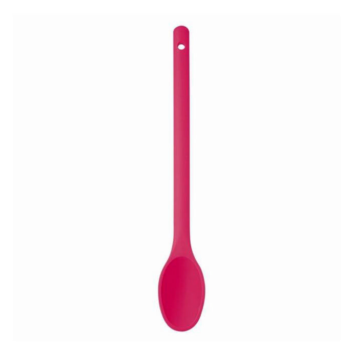 Cooking Spoon, Silicone/Nylon Core 30cm - Pink