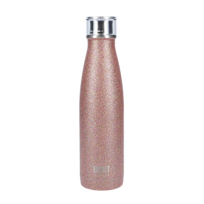 Isolated S.Steel Bottle 500ml - Rose Glitter